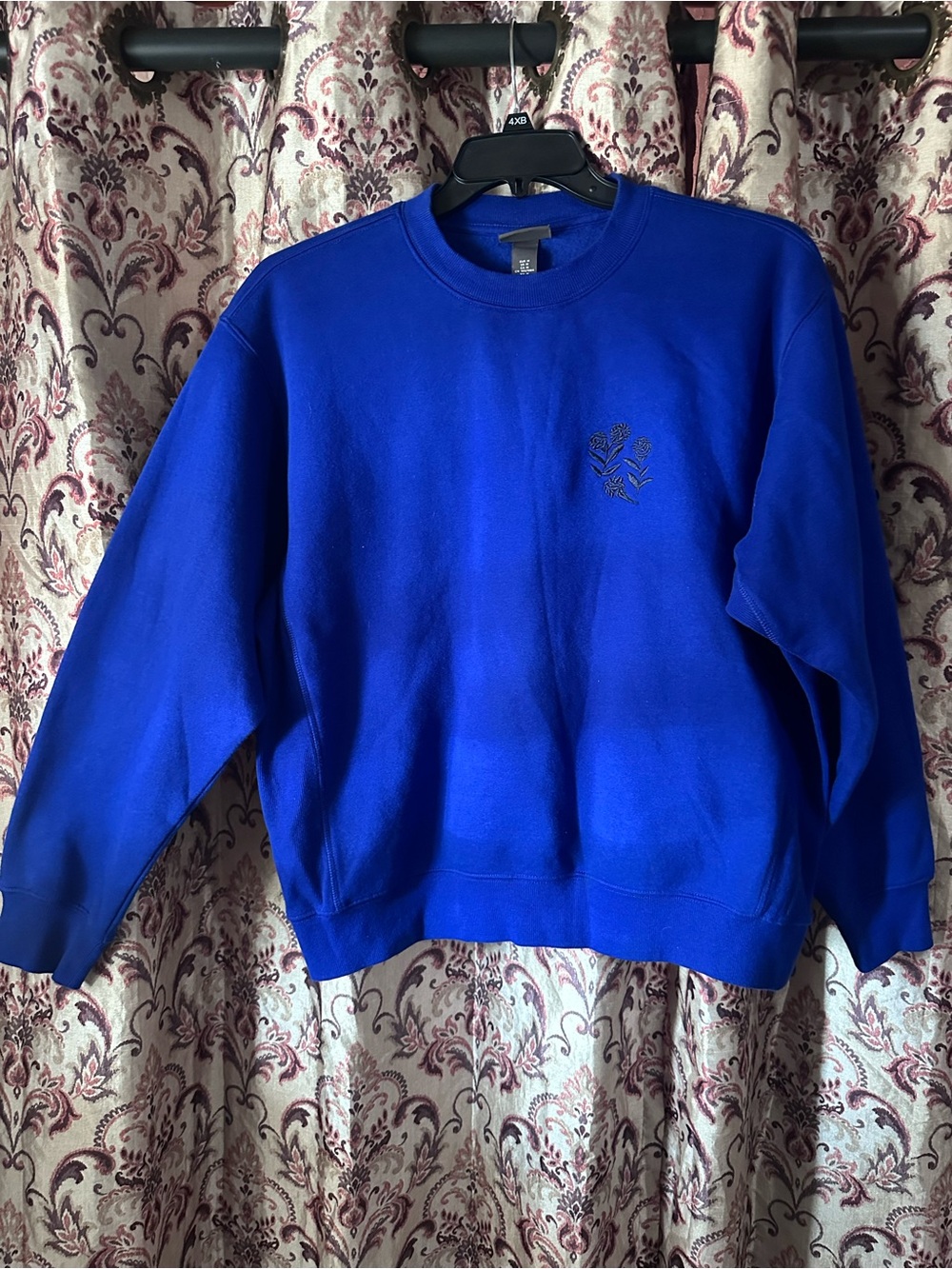 H&M Men's Crewneck Sweatshirt in Royal Blue